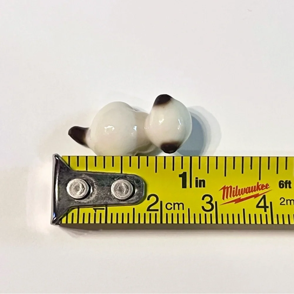 ๐ HP! ๐ VINTAGE 70โs Set of 2 Miniature Kitten Figurines - Picture 13 of 14